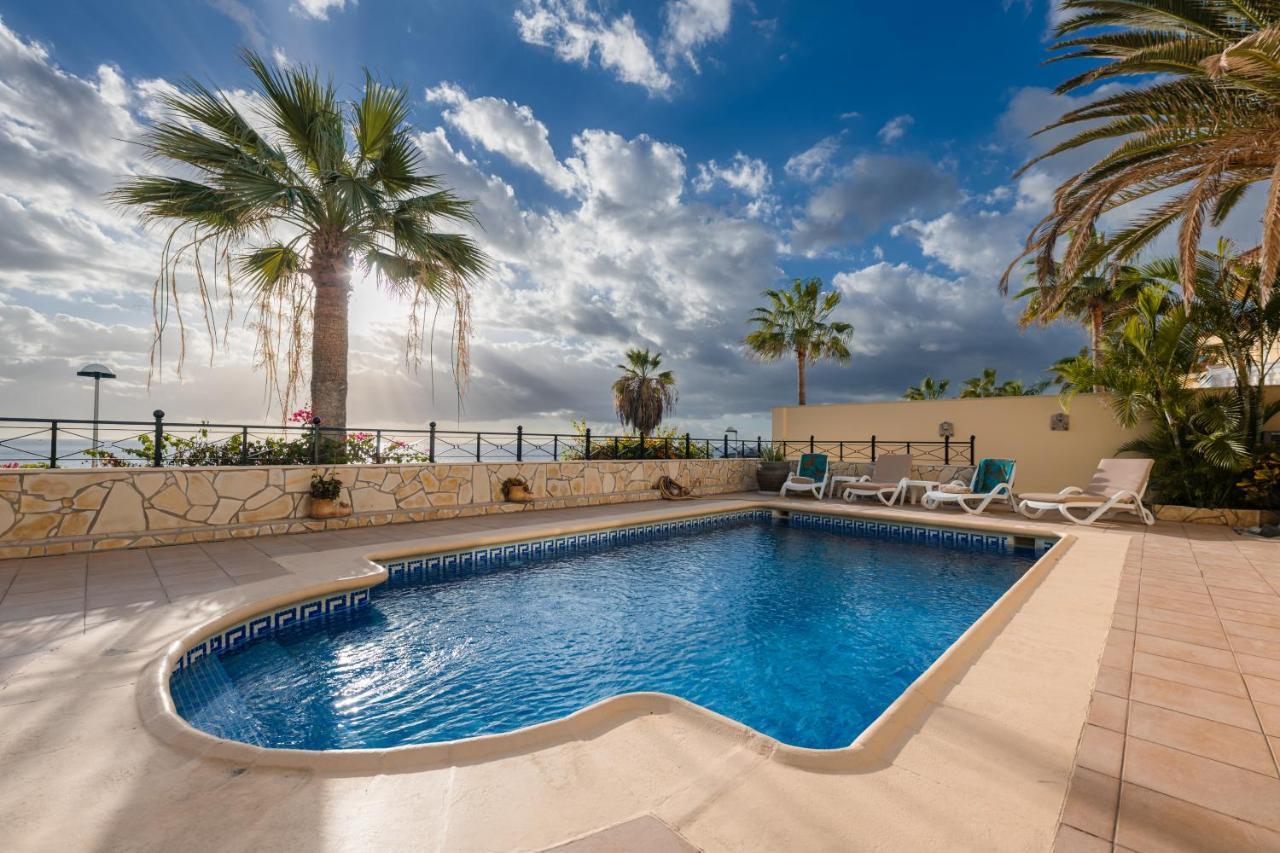 Villa Faya On The First Ocean Line With New Heated Pool Los Cristianos  Kültér fotó